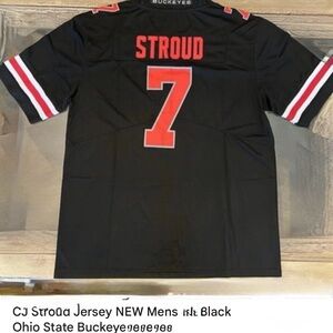 Nike Black and Red Men's Jersey